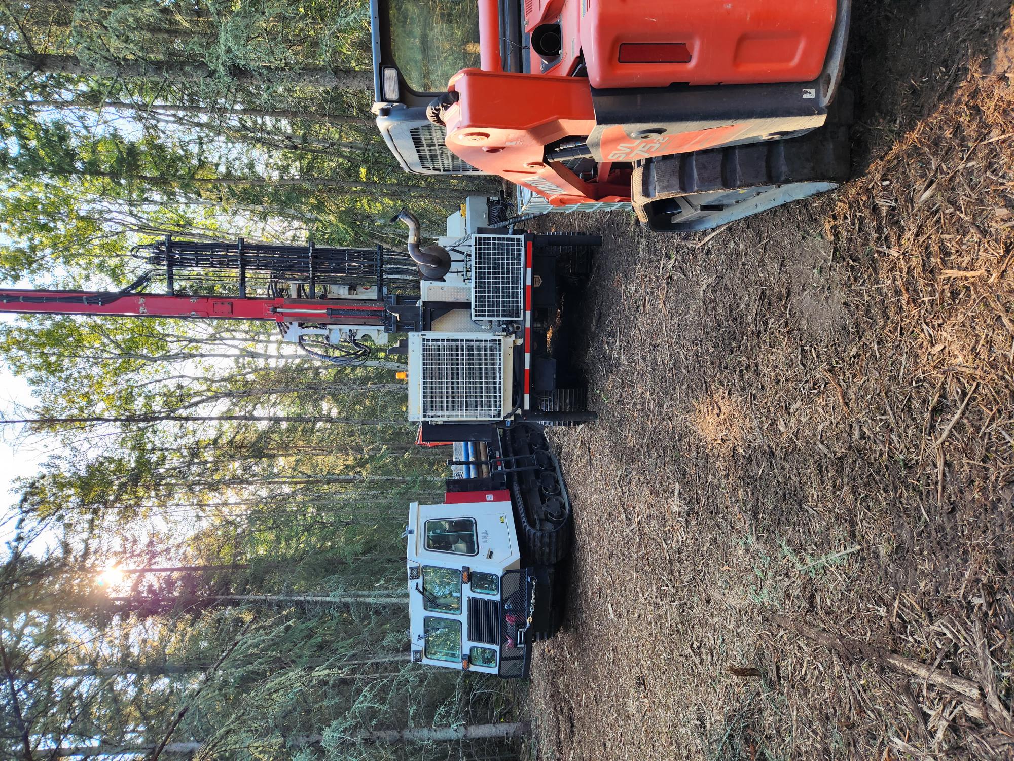 AMA Drilling equipment working in natural environment